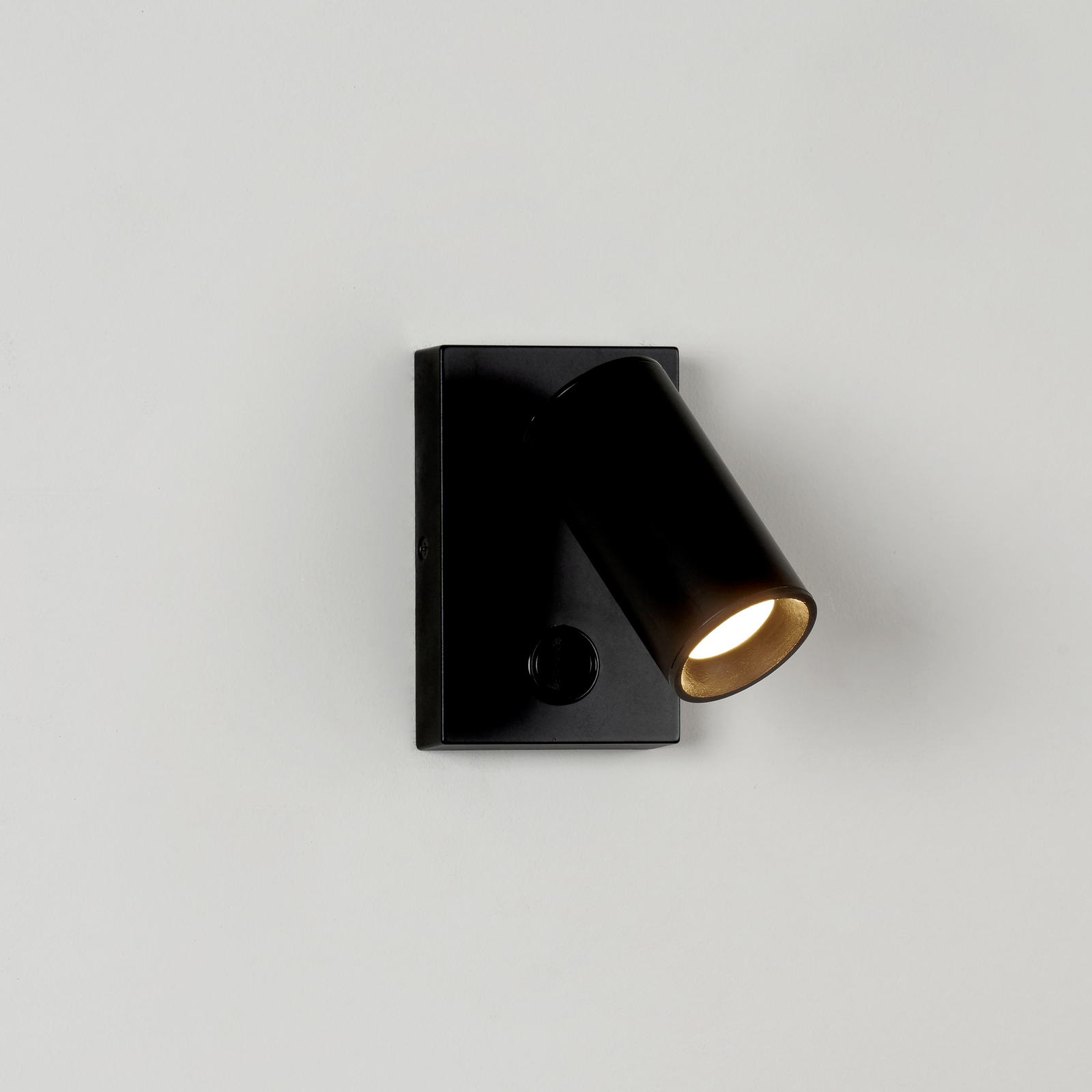 Milan Haul LED nástěnné hranaté 1 zdroj černá