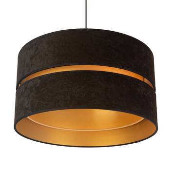 Duo hængelampe, sort/guld, Ø40 cm, 1 lyskilde
