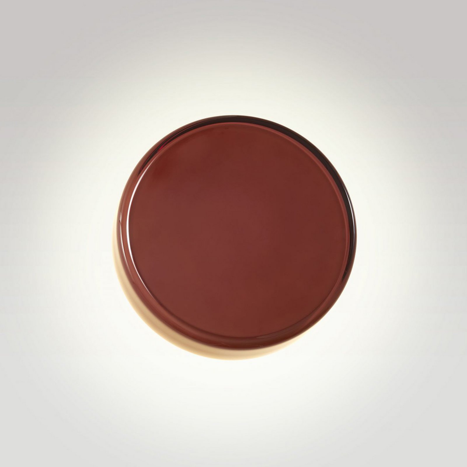 MARSET LED-Wandlampe Caramel, braun, Ø 28 cm, TRIAC, Glas