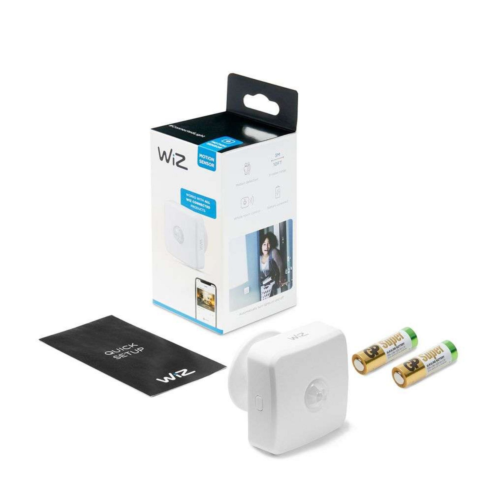 WiZ Wireless Sensor w/Batteries - WiZ