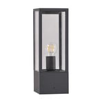 Peldar Gartenleuchte H40 Dark Grey/Clear - Lindby