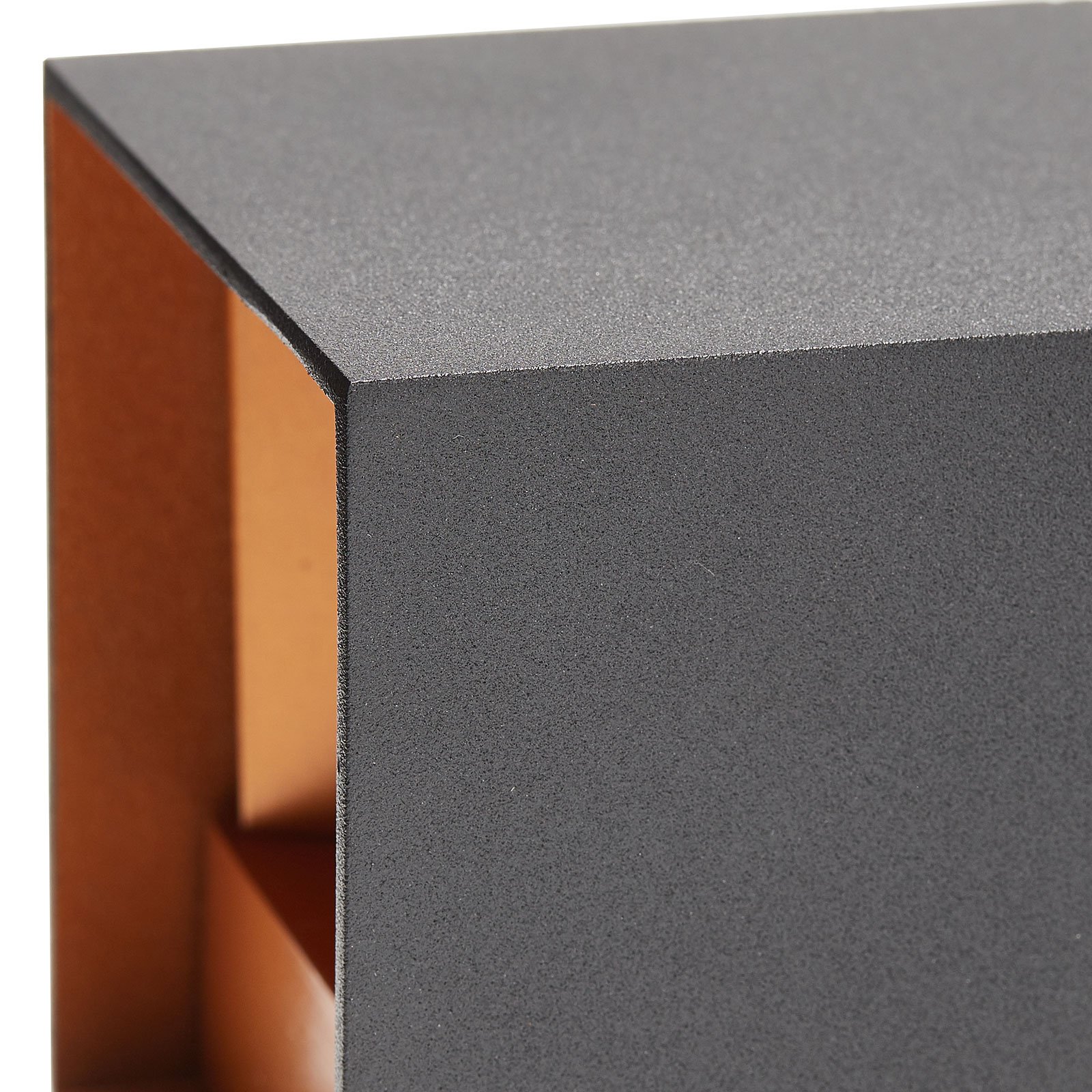 Zuzana Candeeiro de Parede Square Black/Gold - Arcchio