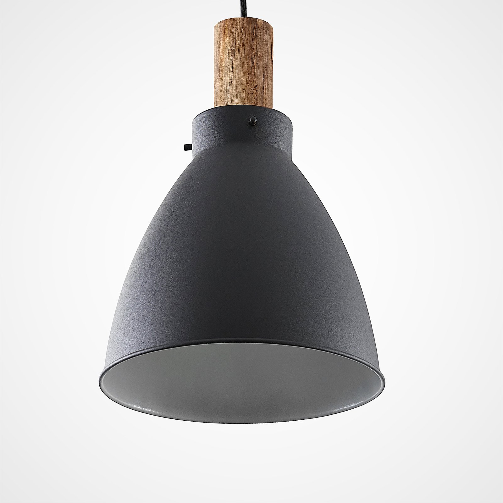 Trebale Suspension Black/Wood - Lindby