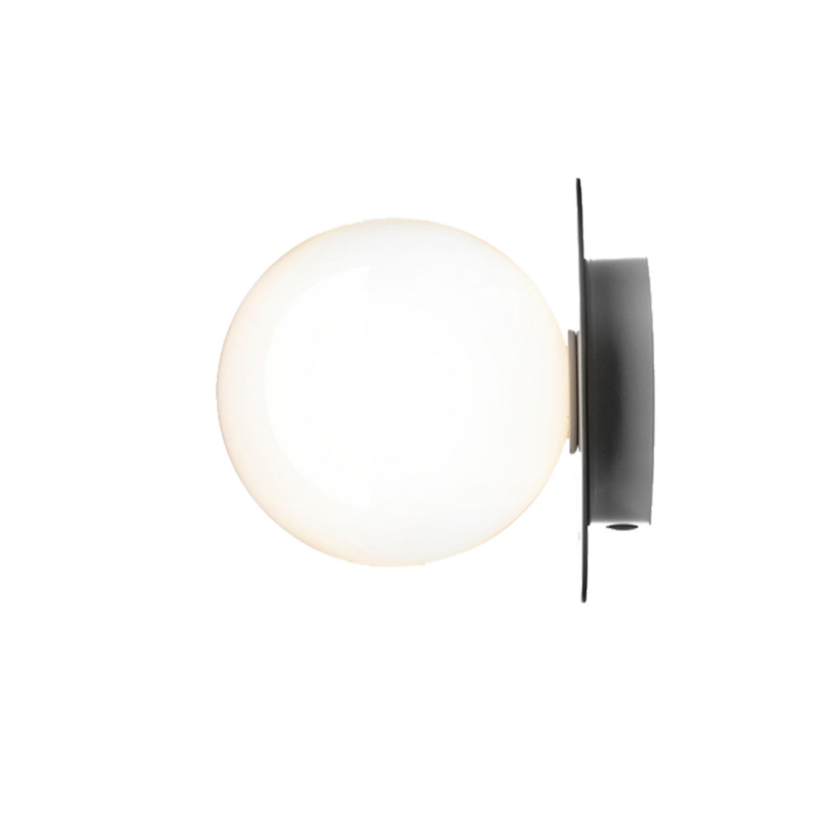 Liila 1 Vägg-/Plafond IP44 Medium Light Silver/Opal White - Nuura