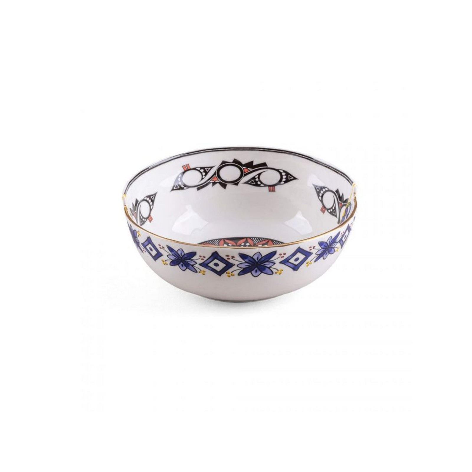 Hybrid-Tiwanaku Bowl In Porcelain - Seletti