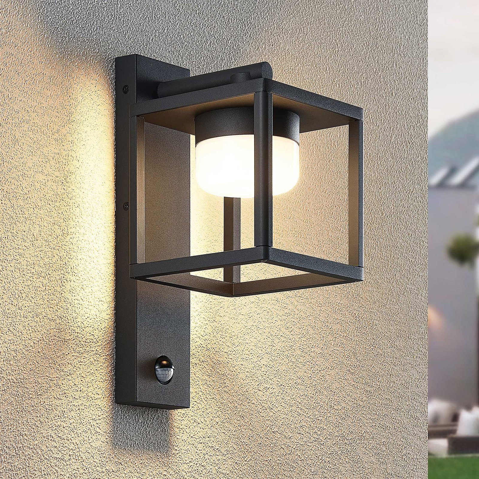 Timio Down OutdoorWall Lamp Dark Grey - Lucande