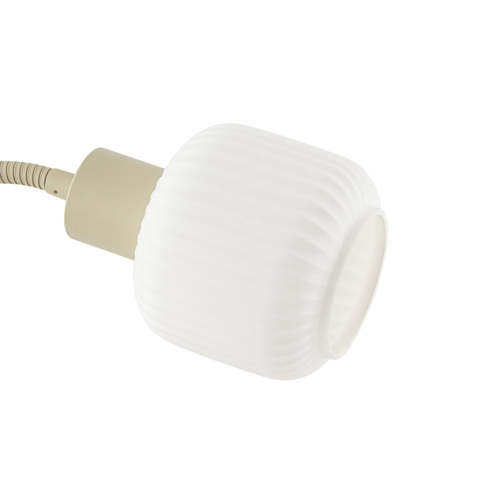 Lindby gulvlampe Ingrid, beige/hvid, 175 cm, læselampe Lindby gulvlampe Ingrid, beige/hvid, 175 cm, læselampe
