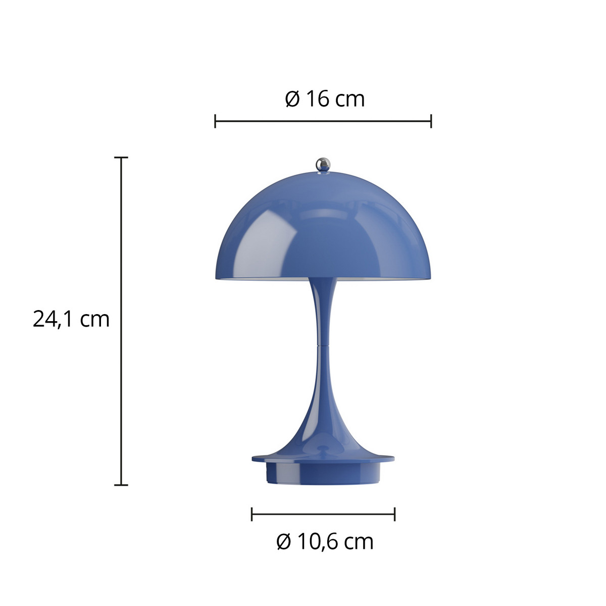 Produktets dimensjoner