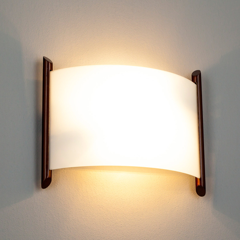 Wandleuchte Filippa, 31 cm, braun