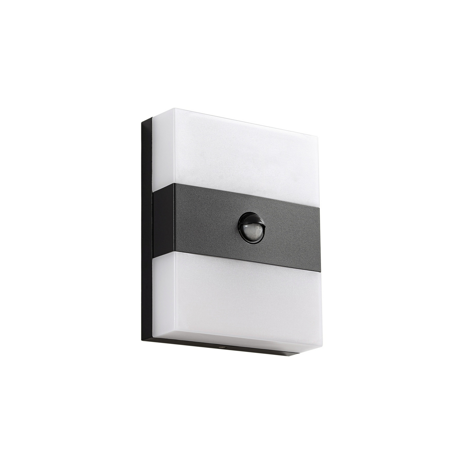 Teekon LED vanjska zidna svjetiljka, senzor, IP44, antracit - Prios