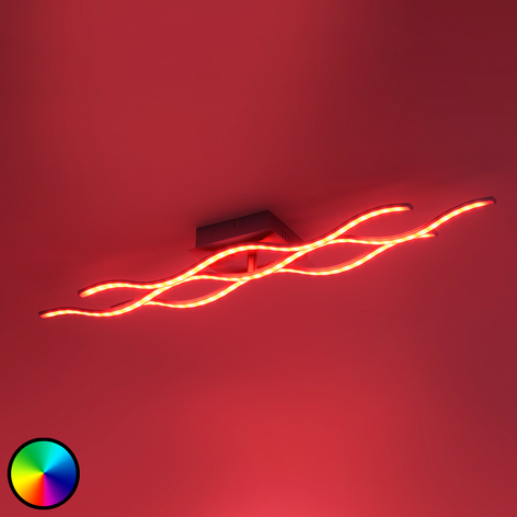 LED-Deckenleuchte Lucian mit Fernbedienung