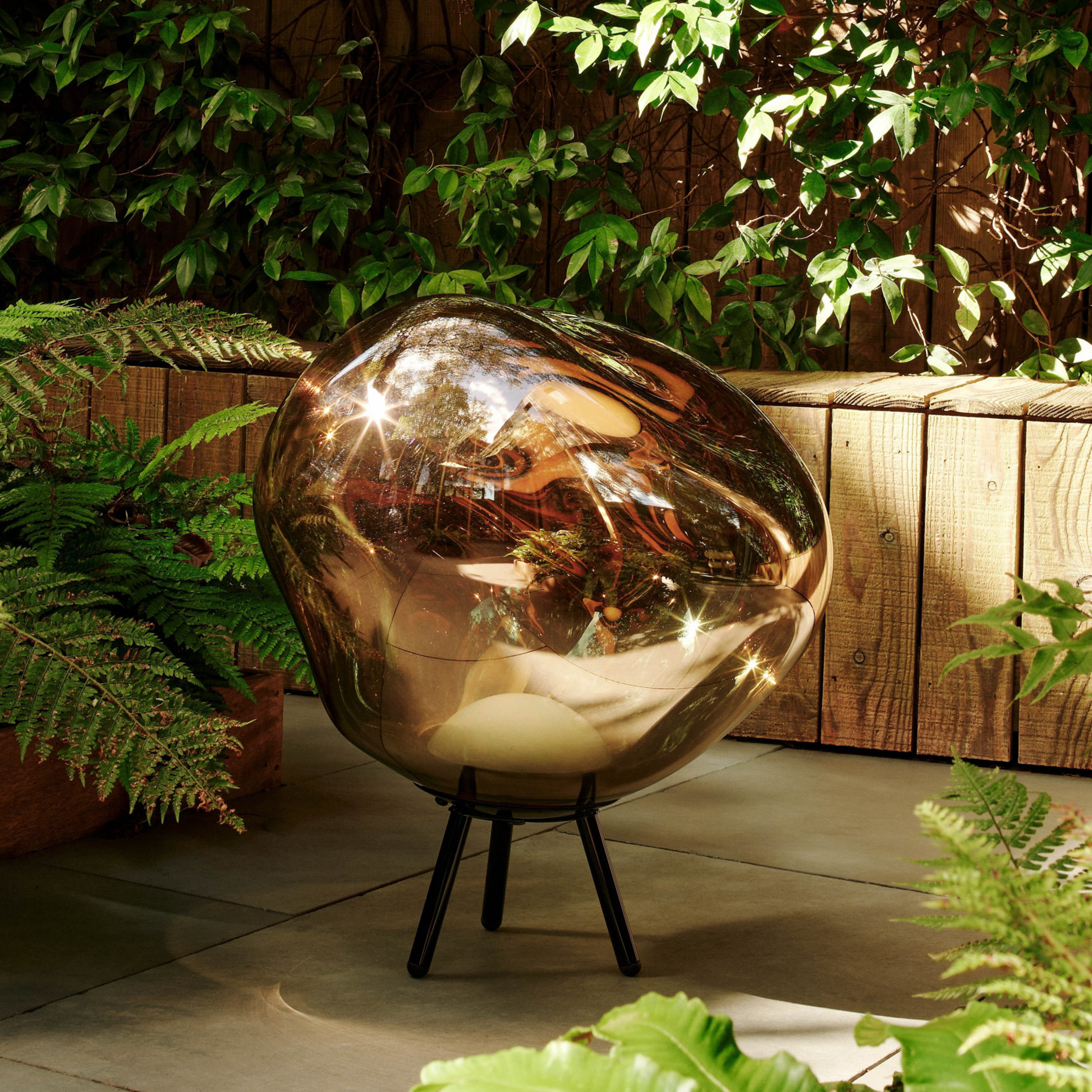 Tom Dixon LED akkumulátoros teraszlámpa Melt large, arany színű