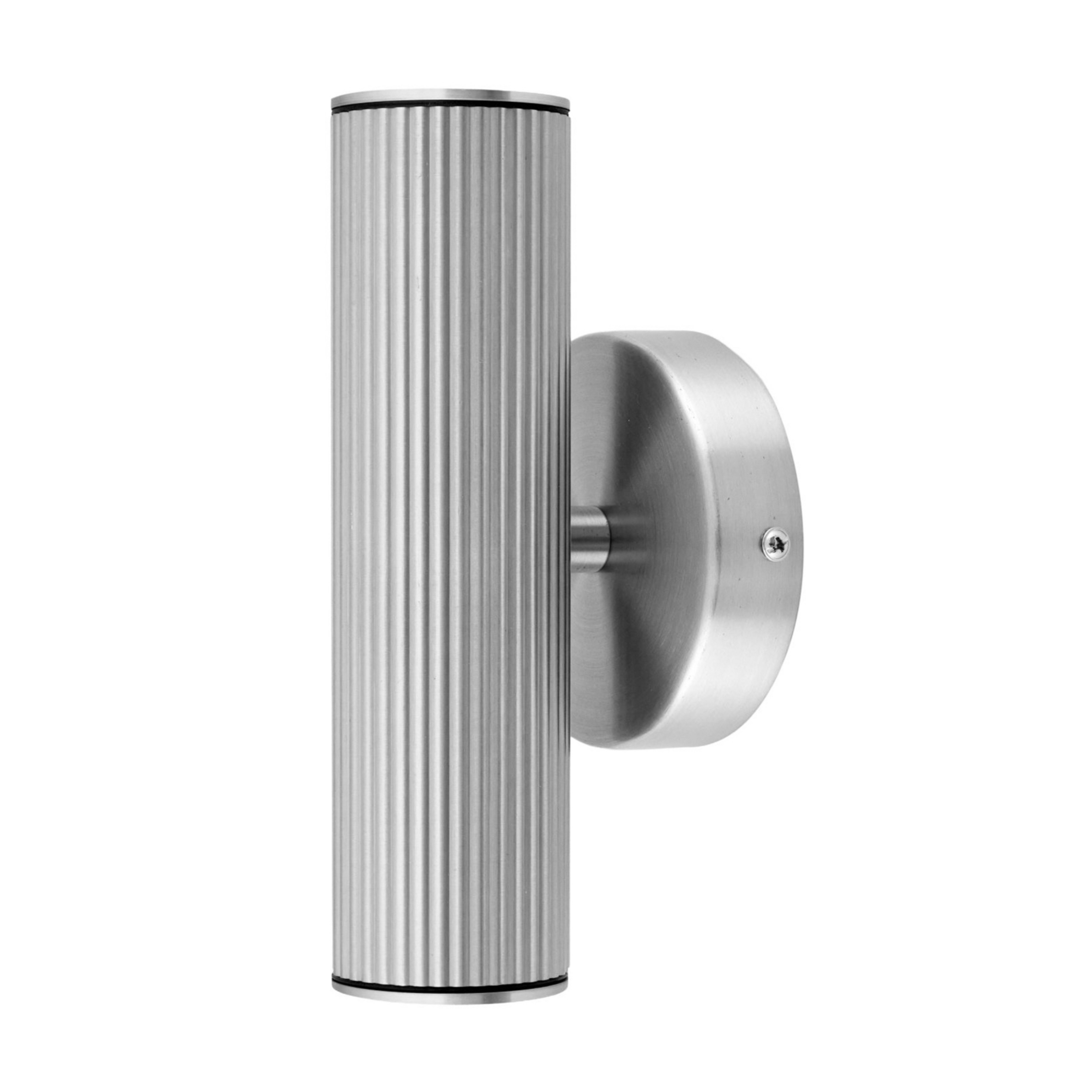 Hubble wall lamp, steel, height 21 cm, IP44 - Globen Lighting