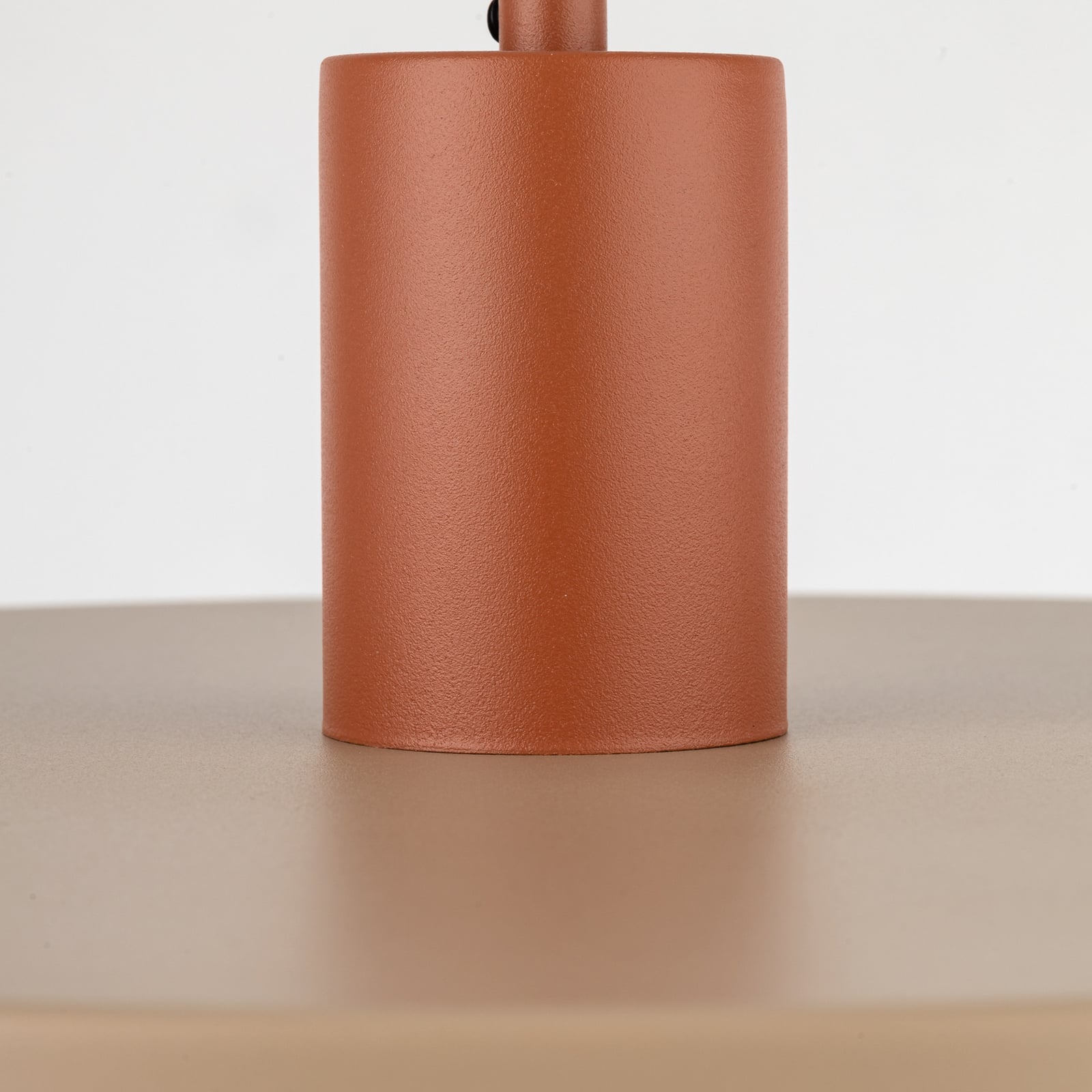 Suspension Sila, sable/rouge, métal, Ø 45 cm, E27