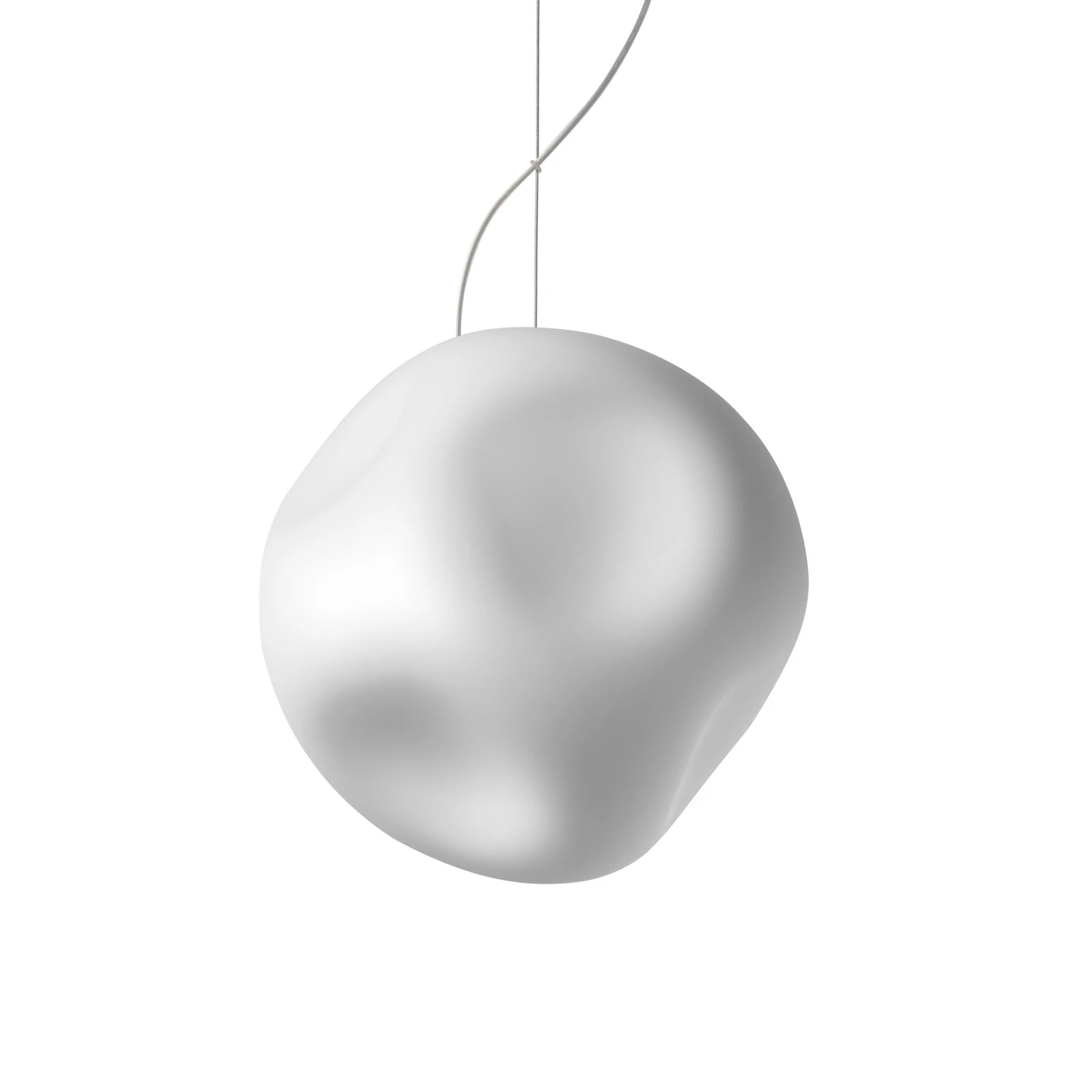 Závesné svietidlo Foscarini Hoba Media, Ø 24 cm, záves 350 cm