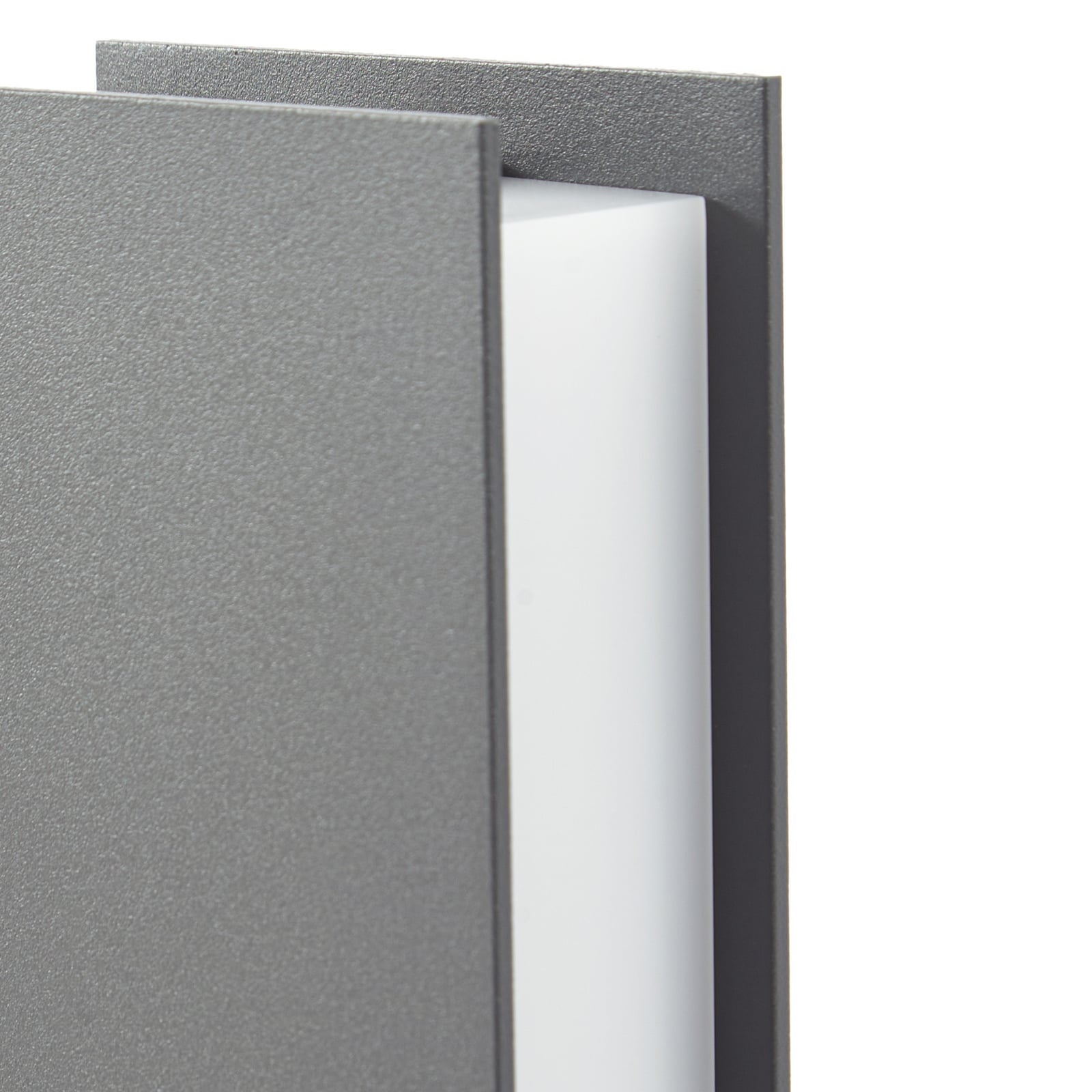 Teerk LED talapzati világítás, antracit, IP65, magasság 50 cm - Lucande