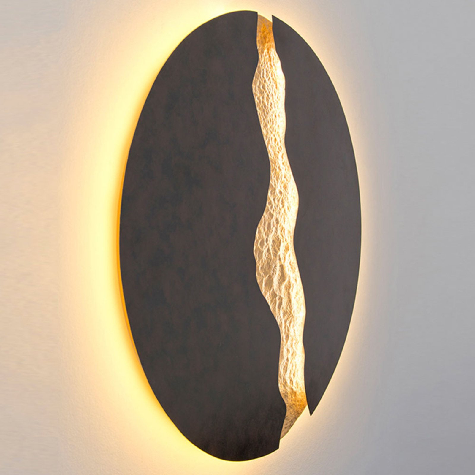 LED seinalamp Lava, Ø 80 cm