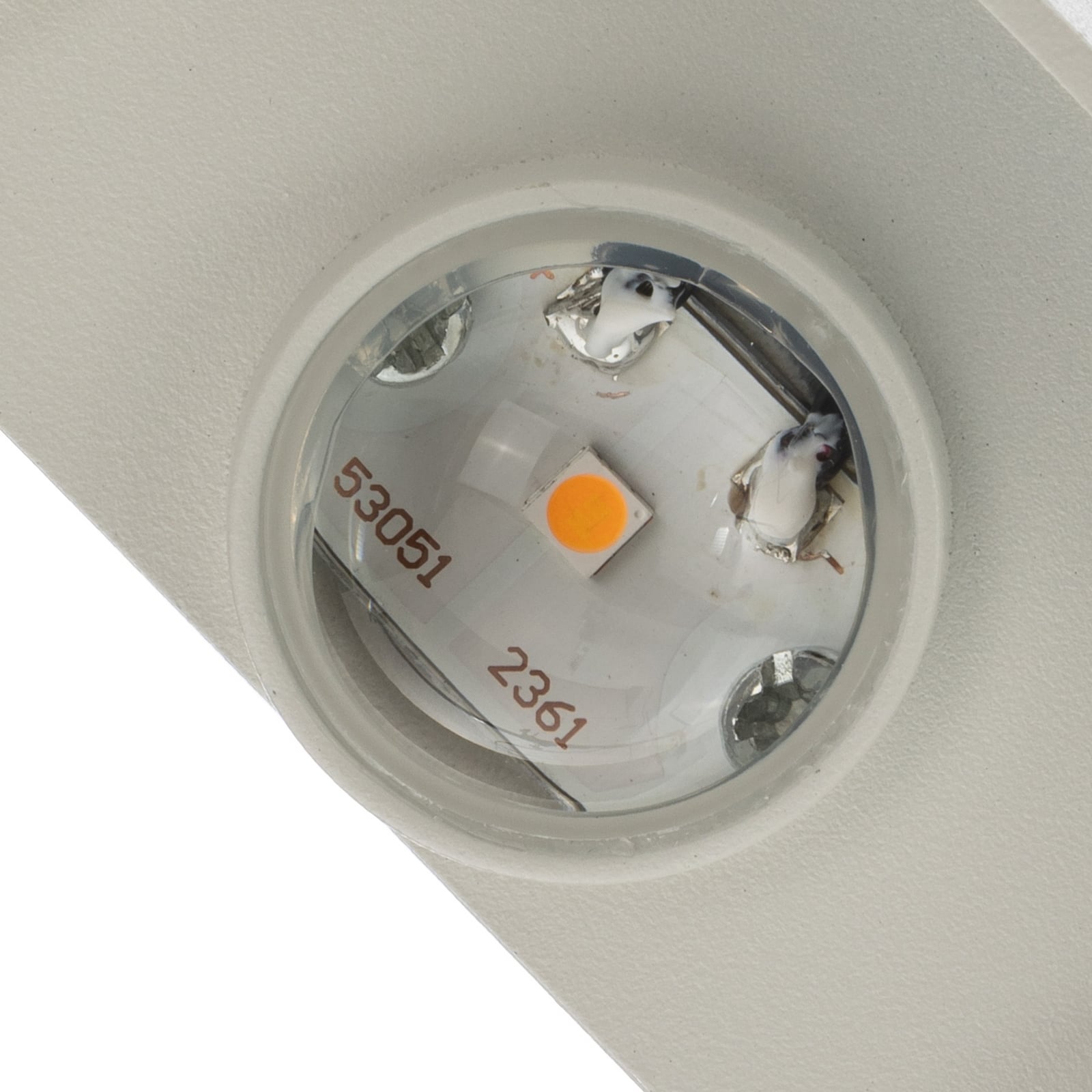 Lindby LED-Außenwandleuchte Ithan, 5-flg., weiß, 27cm