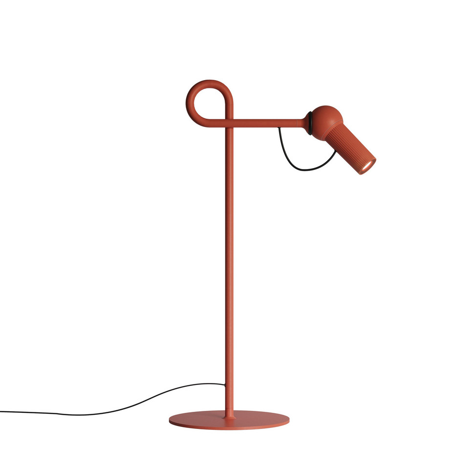 kdln Bird Bordslampa Brick, röd från kdln