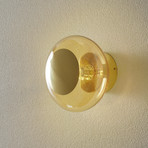 EBB & FLOW Horizon Wandleuchte gold Fassung