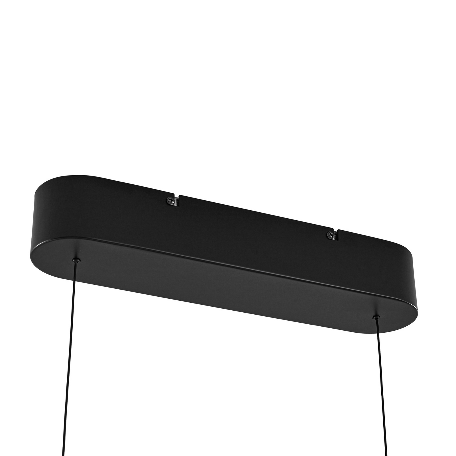 Lucande LED obesna svetilka Holven, les, CCT, dolžina 113 cm