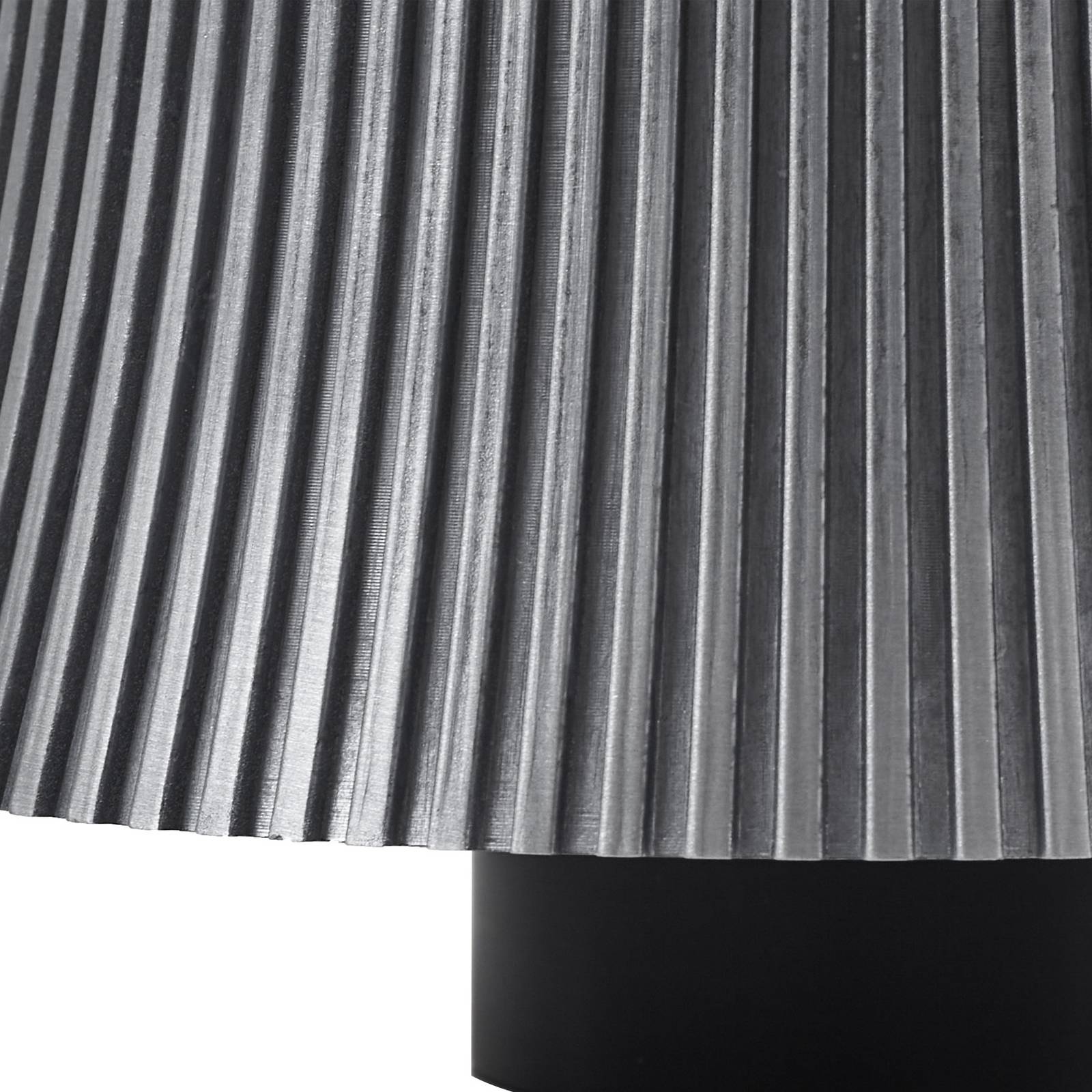 Lindby LED-Akkutischleuchte Linor, dymnoszara, USB, ściemniana