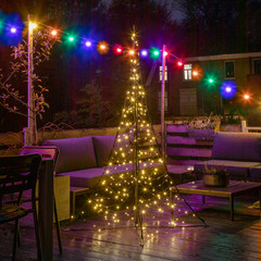 Fairybell choinka maszt 240 migających LED 200cm