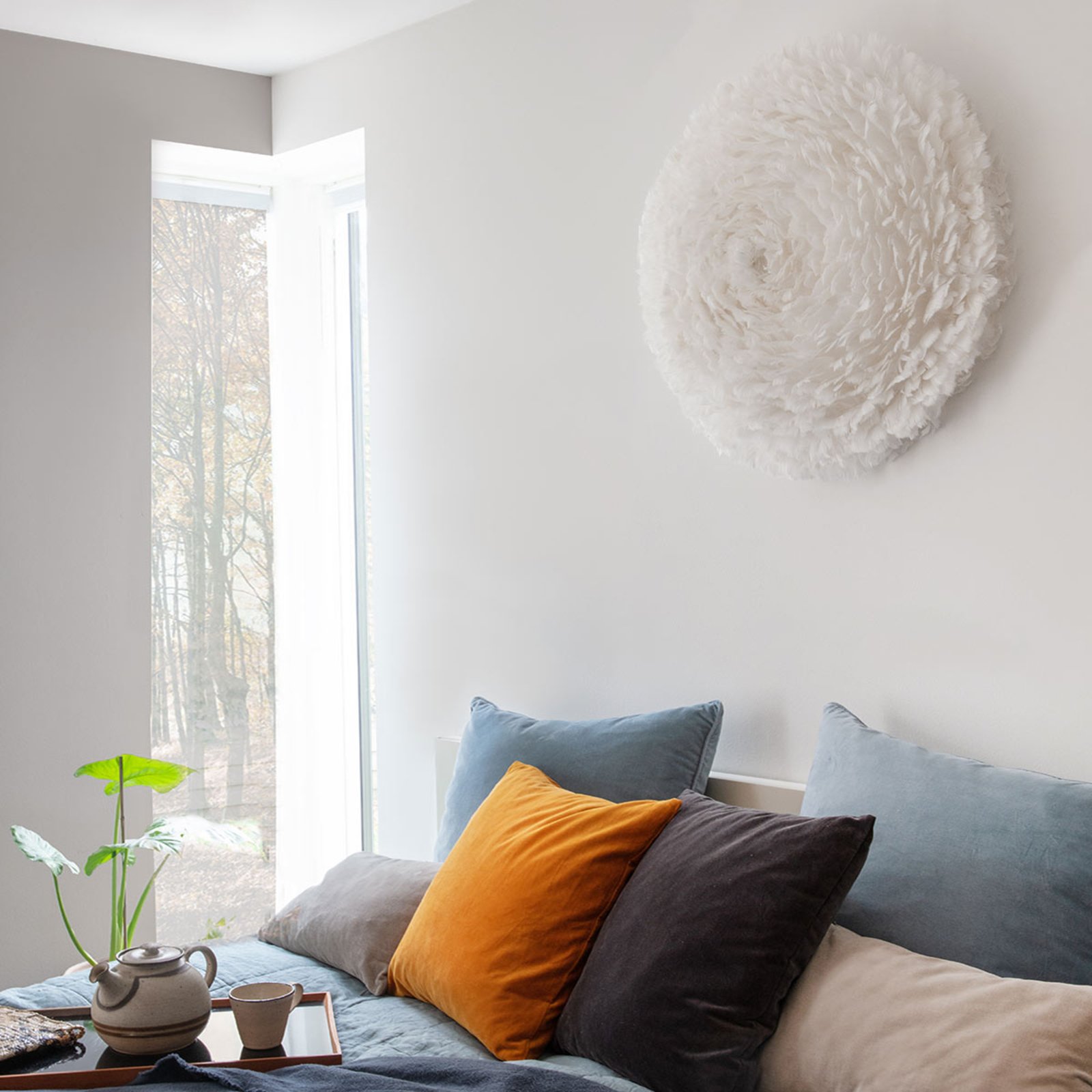 Eos Up Wall Lamp/Ceiling Lamp Large White - UMAGE