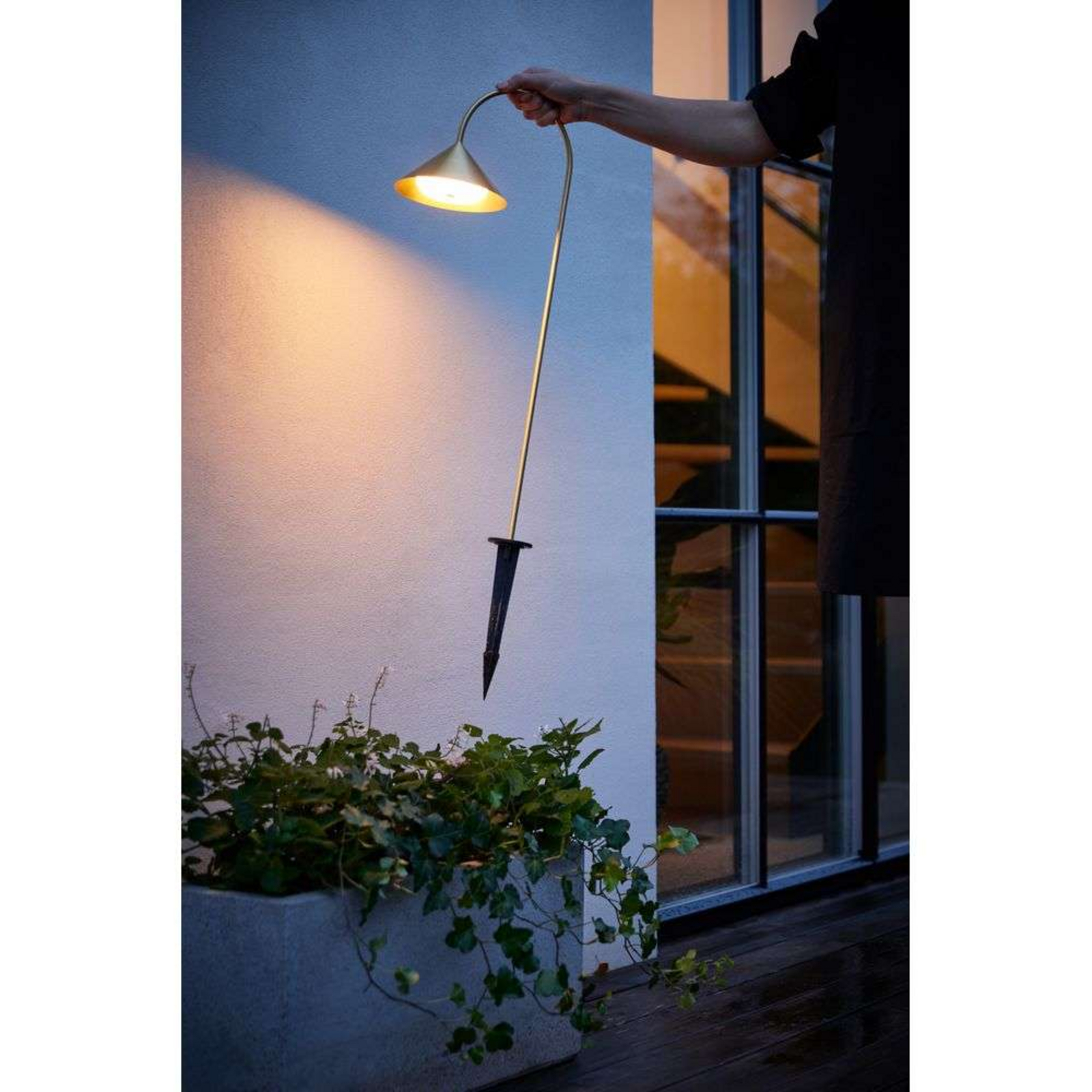 Grasp Garden Lampă de Grădină w/Spike Solid Brass - Frandsen