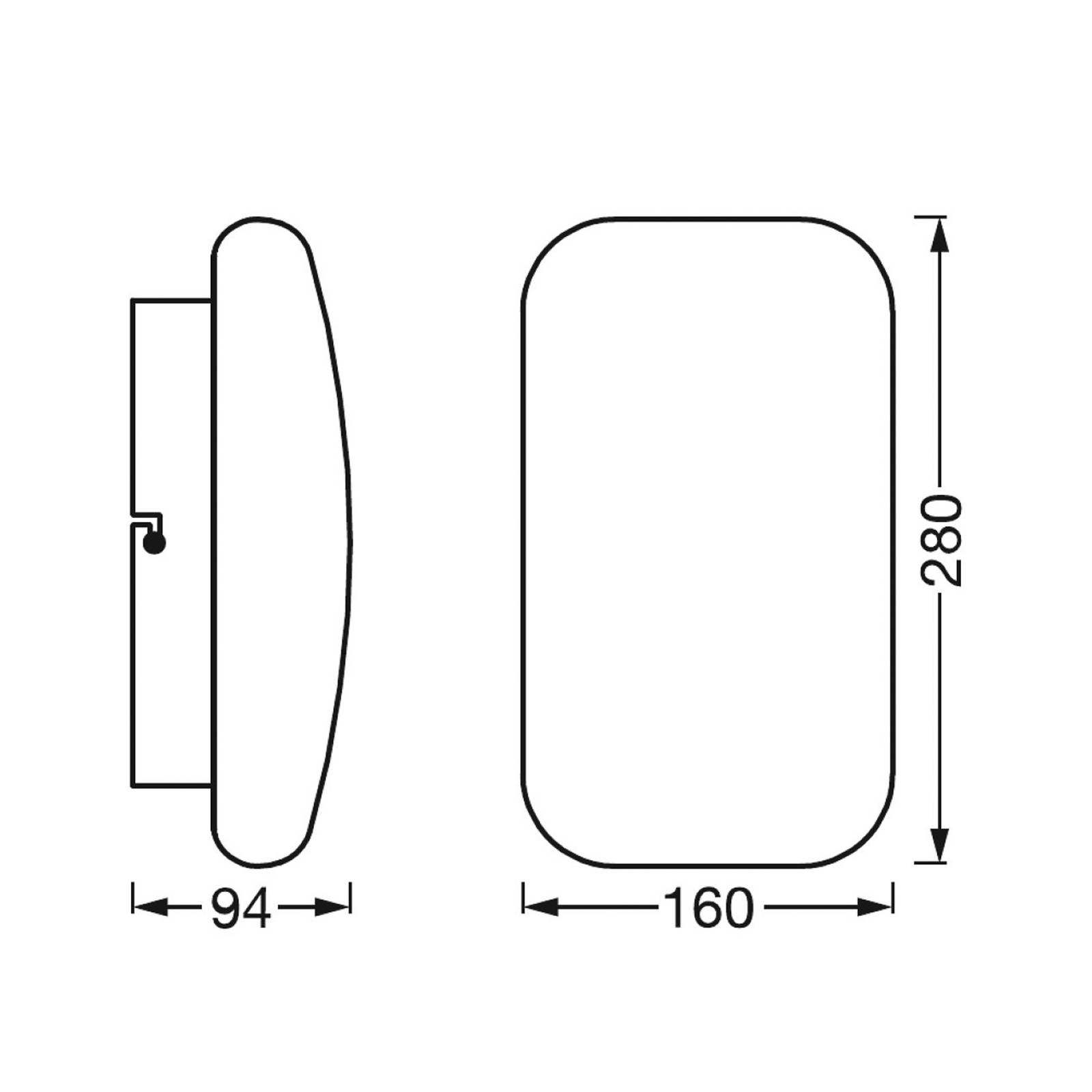 LEDVANCE SMART+ WiFi Orbis Wall Aqua IP44 28x16 cm