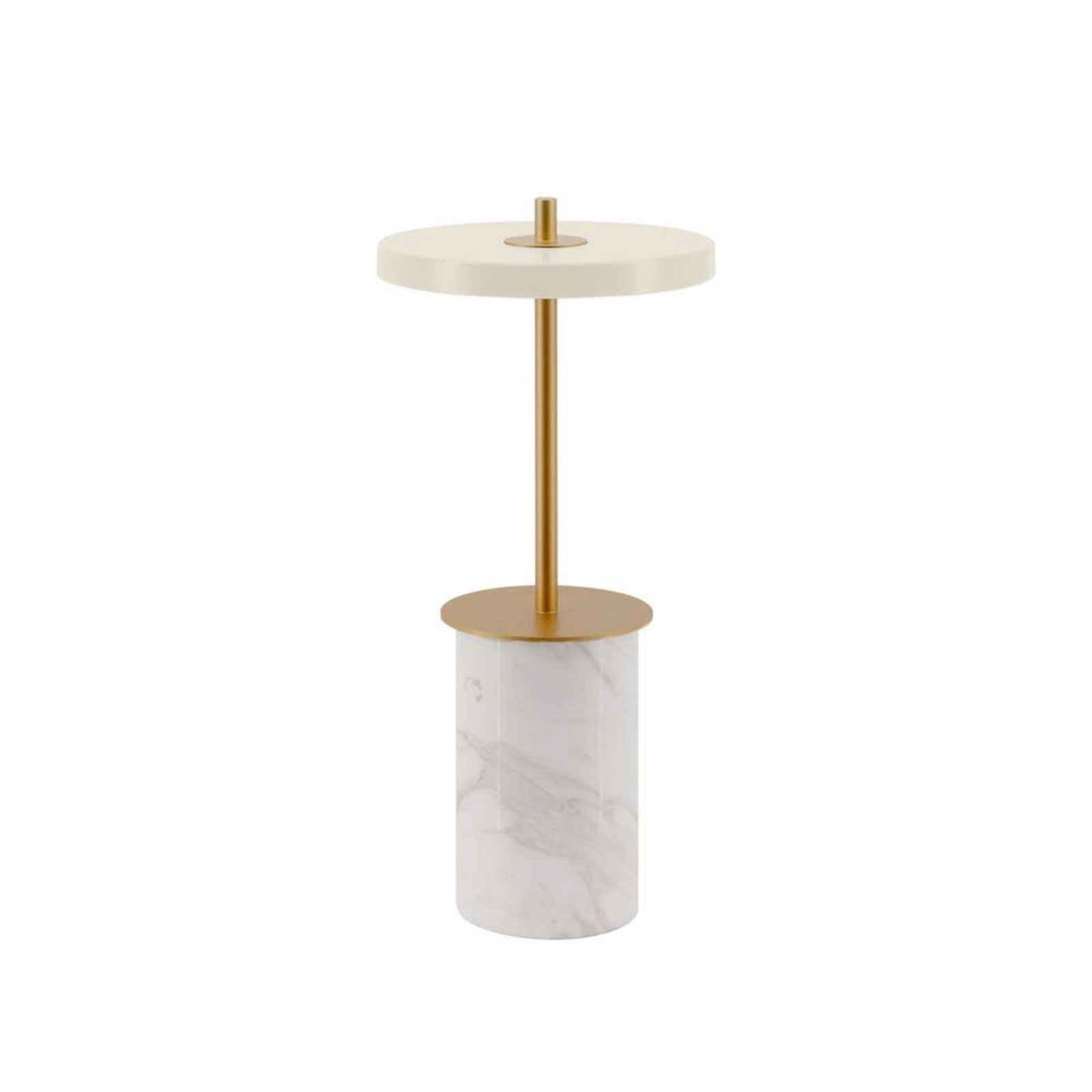 Asteria Move Portable Veioză Mini White Marble - UMAGE