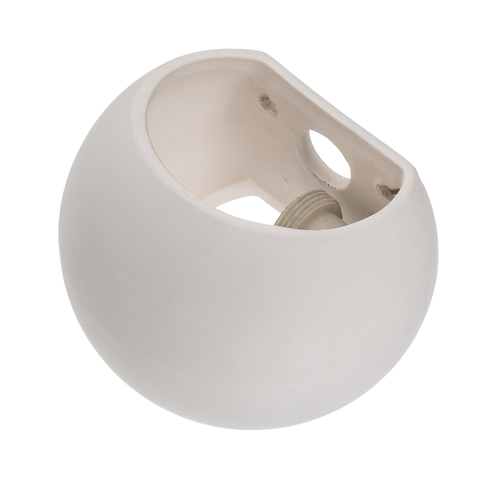 Wandleuchte Bullet up/down aus Keramik in Weiß