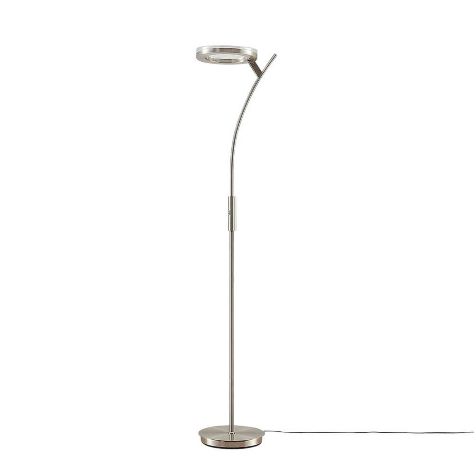 Darion Floor Lamp Nickel - Lindby