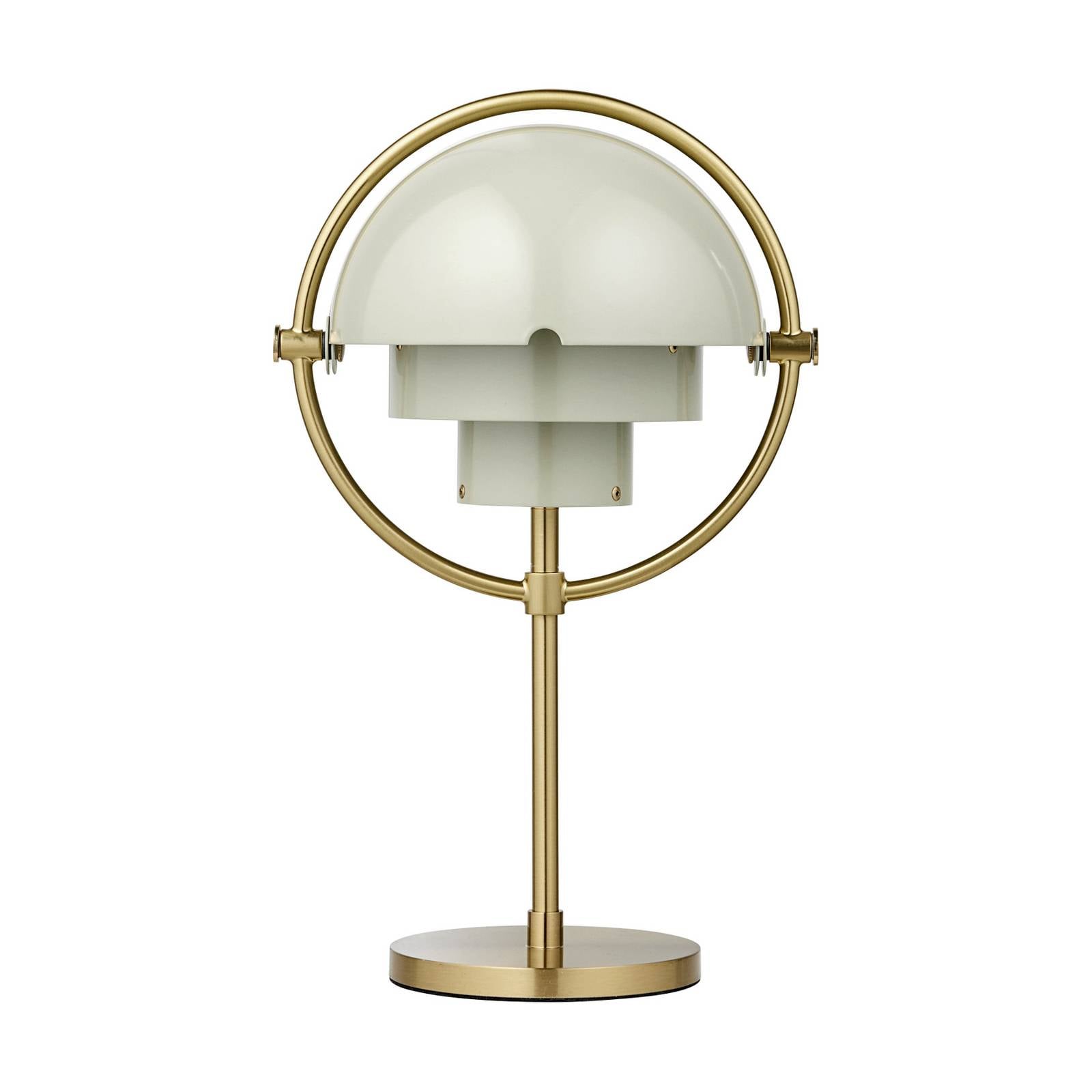 GUBI Akku-Tischleuchte Multi-Lite, messing/grau, 30 cm