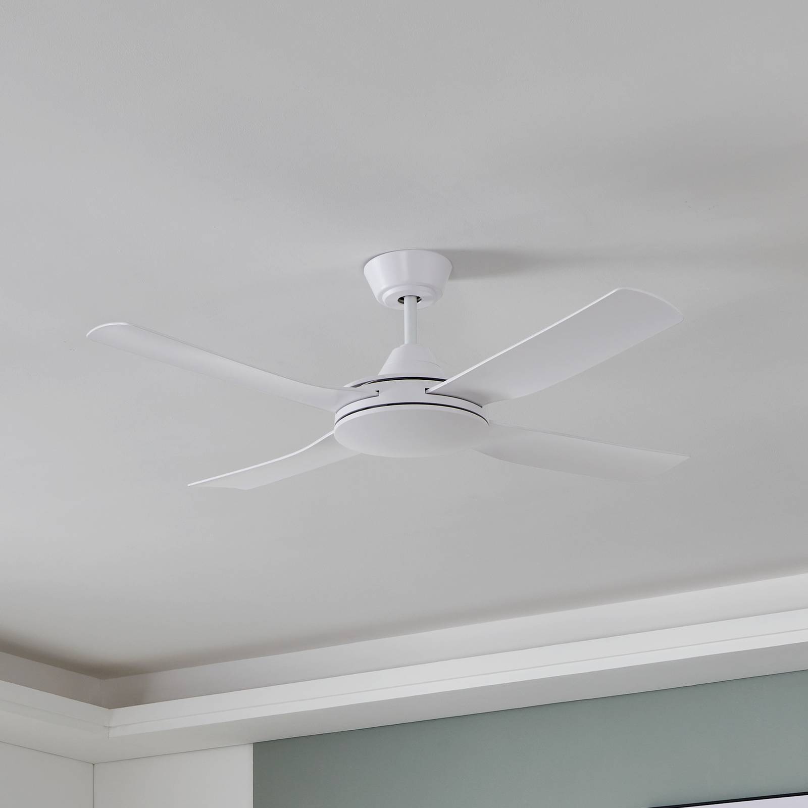 Deckenventilator Bondi 1, weiß matt, Fernbedienung günstig online kaufen
