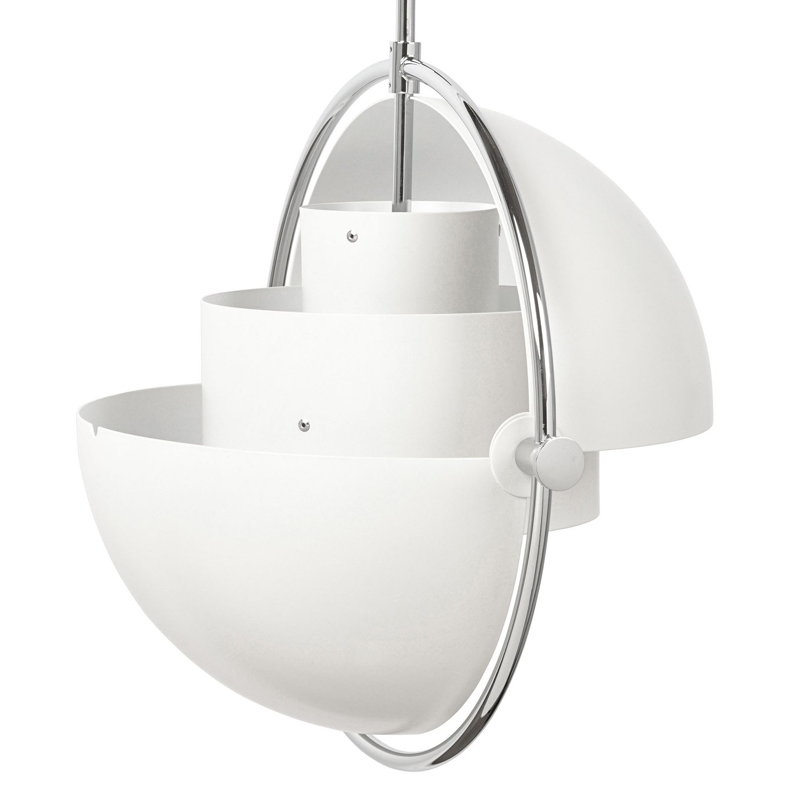 Multi-Lite Závěsné Světlo ø36 Chrome/White - GUBI