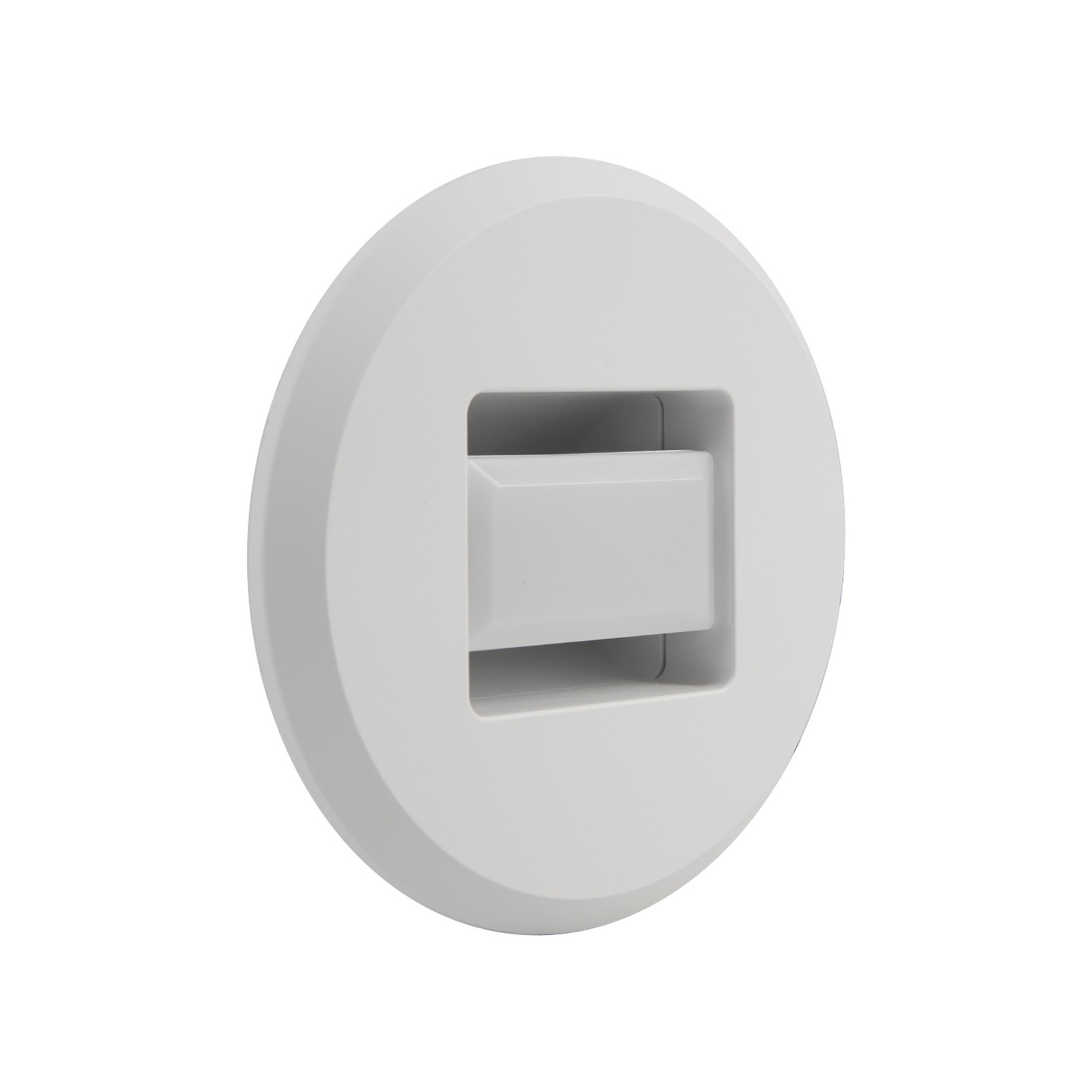 MEGAMAN Tina LED ugradbena svjetiljka, bijela, Ø 9 cm, rotirajuća - Dnevni boravak/blagovaonica - Moderan - bijeli - Plastika