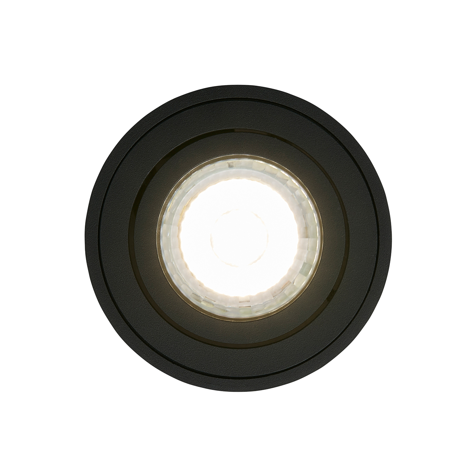 Sabonis Surface downlight, GU10, aluminium, svart