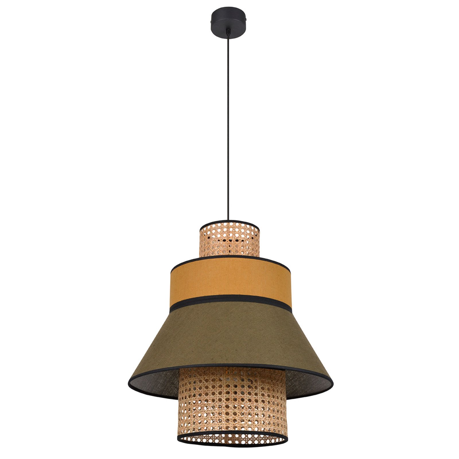 Singapour ML Hängelampe khaki/curry - MARKET SET