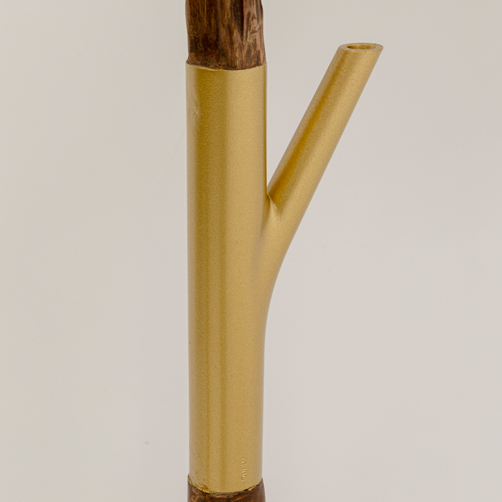 Lampe sur pied KARE Twig, vert/doré, 154 cm, E27