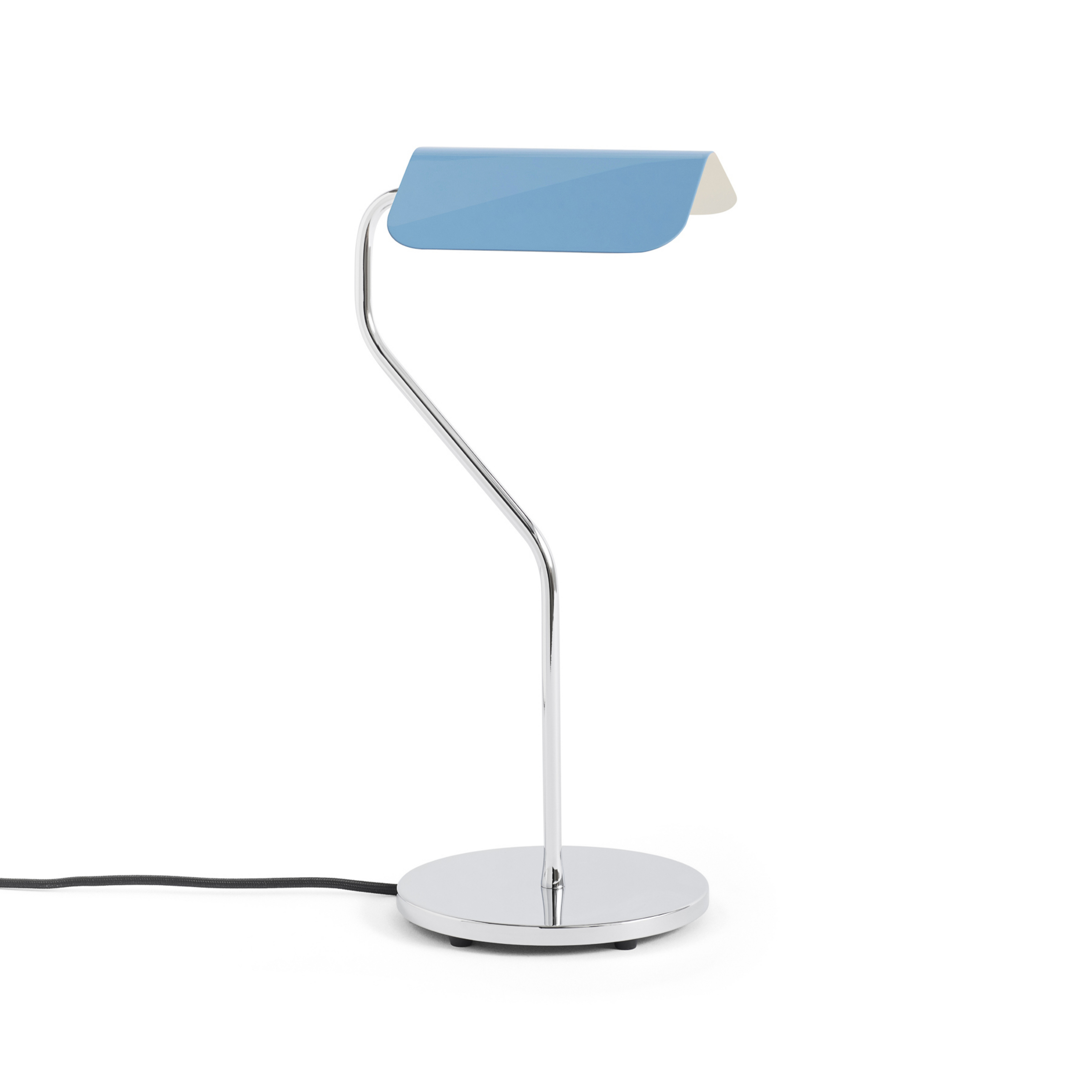 Lampe de table Apex, bleu pastel, hauteur 38 cm, culot E14, acier - HAY