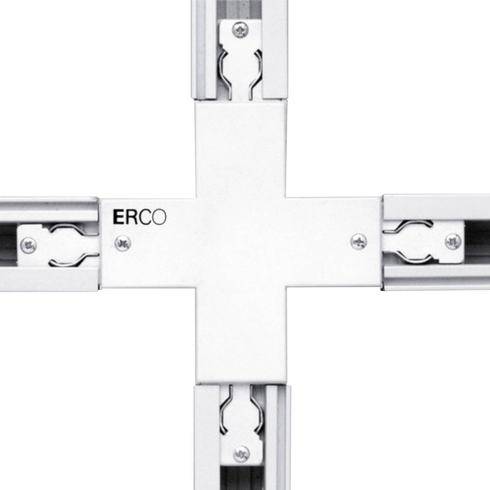 ERCO krydskonnektor til 3-fase skinner hvid