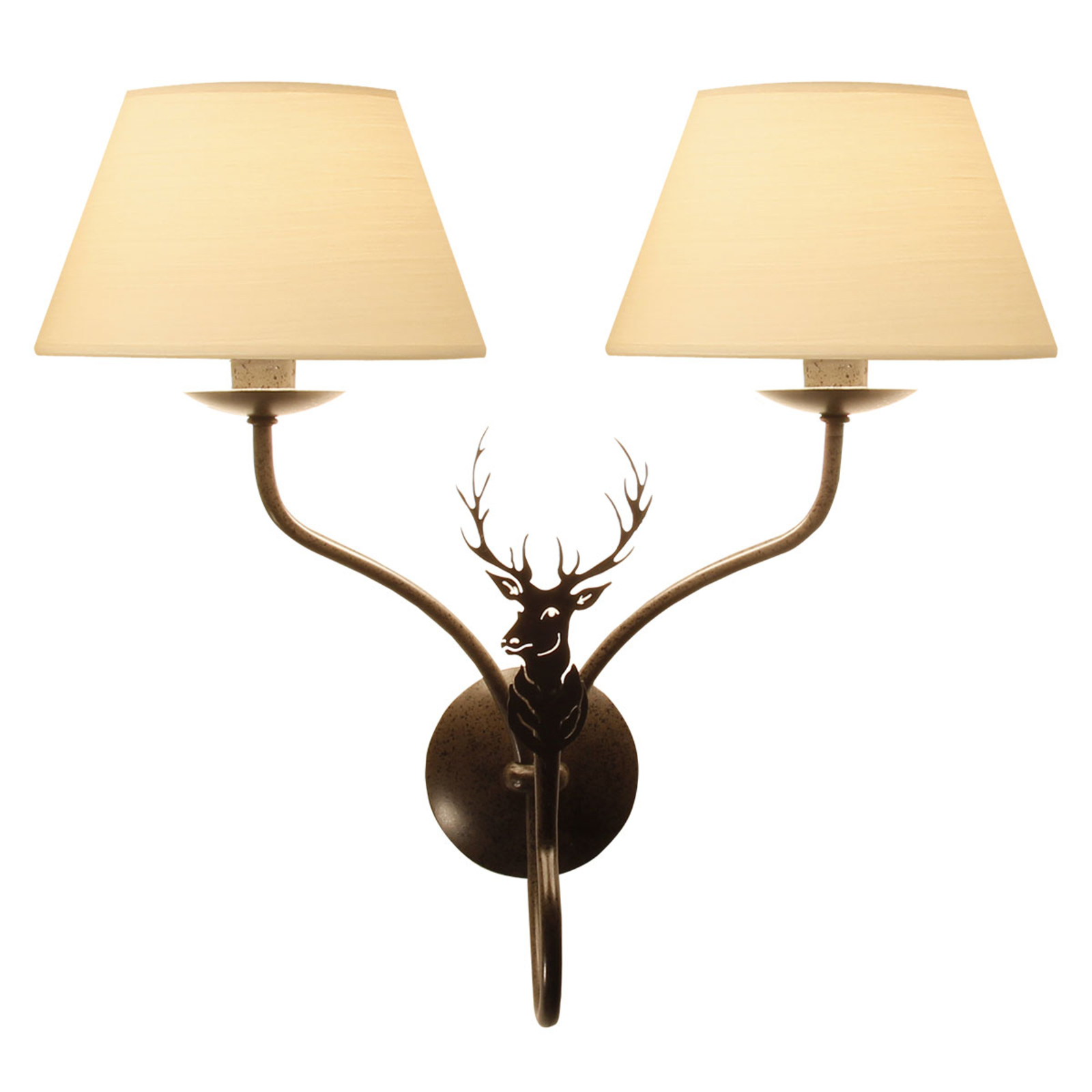 Menzel TH7362 Wandlamp 2-lamps, hertenmotief