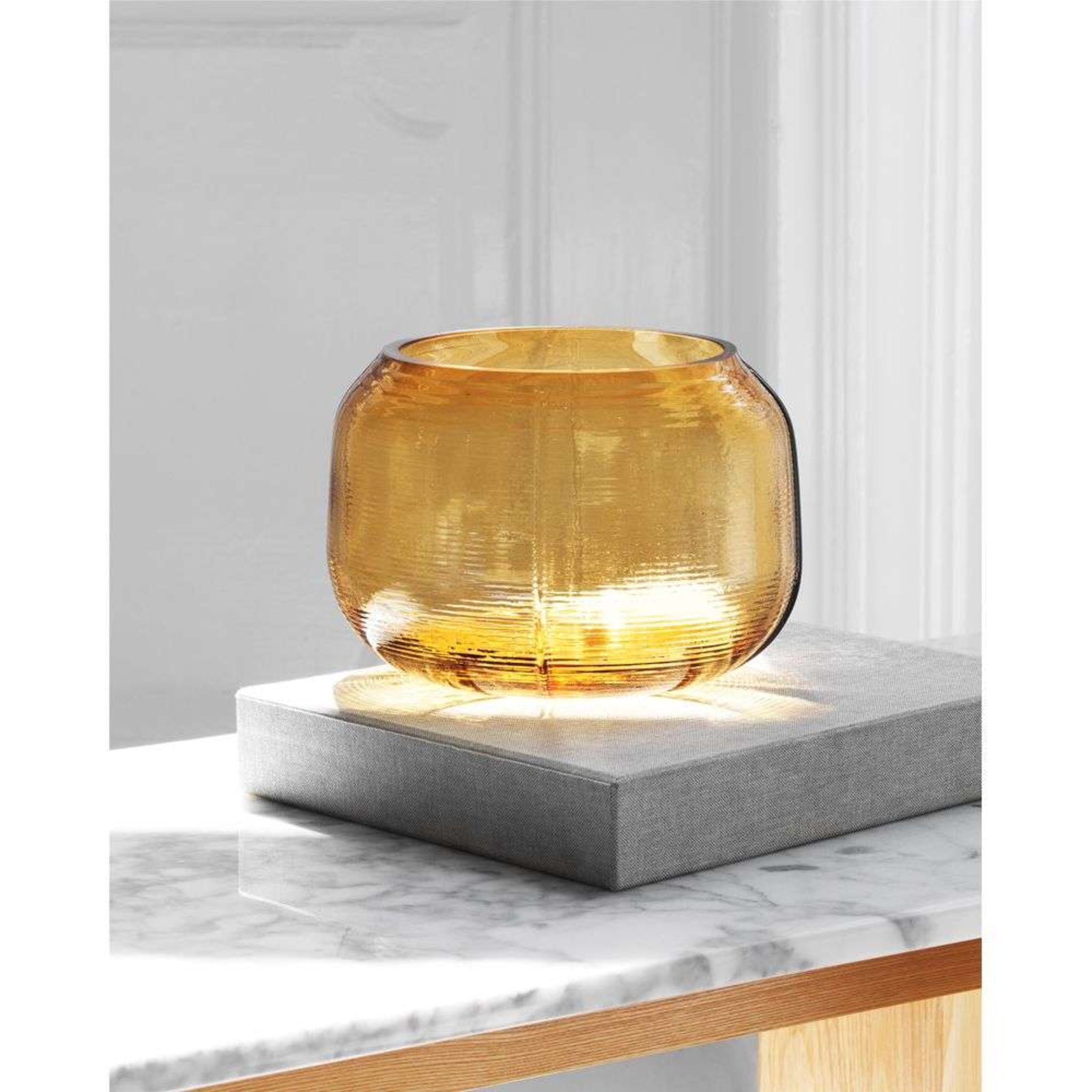 Step Vase H16 Brown - Normann Copenhagen