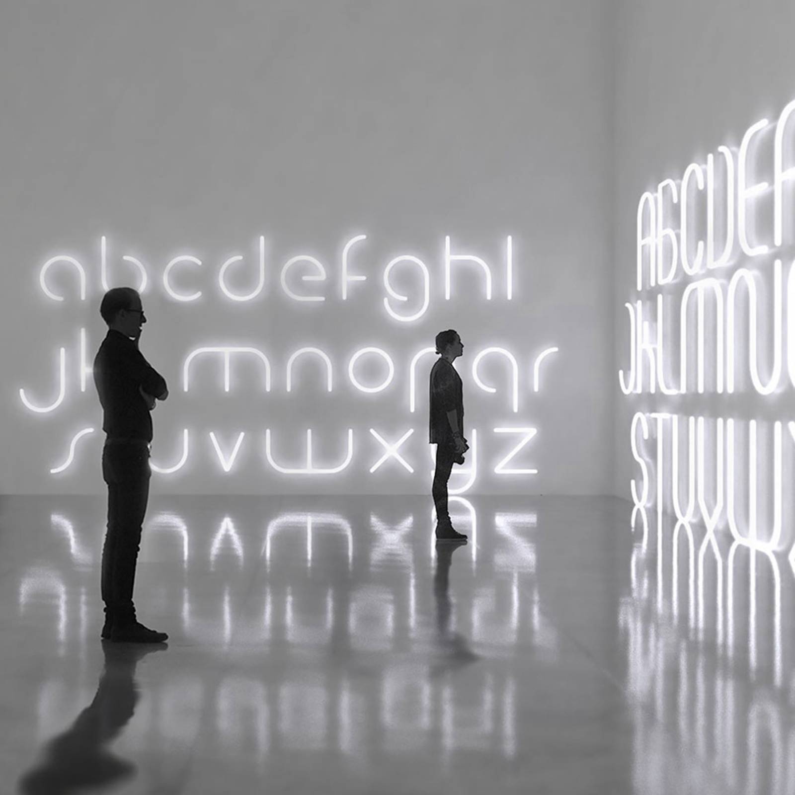 Artemide Alphabet of Light ściana mała litera m