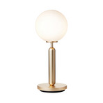Nuura Miira Table lámpara de mesa latón/blanco