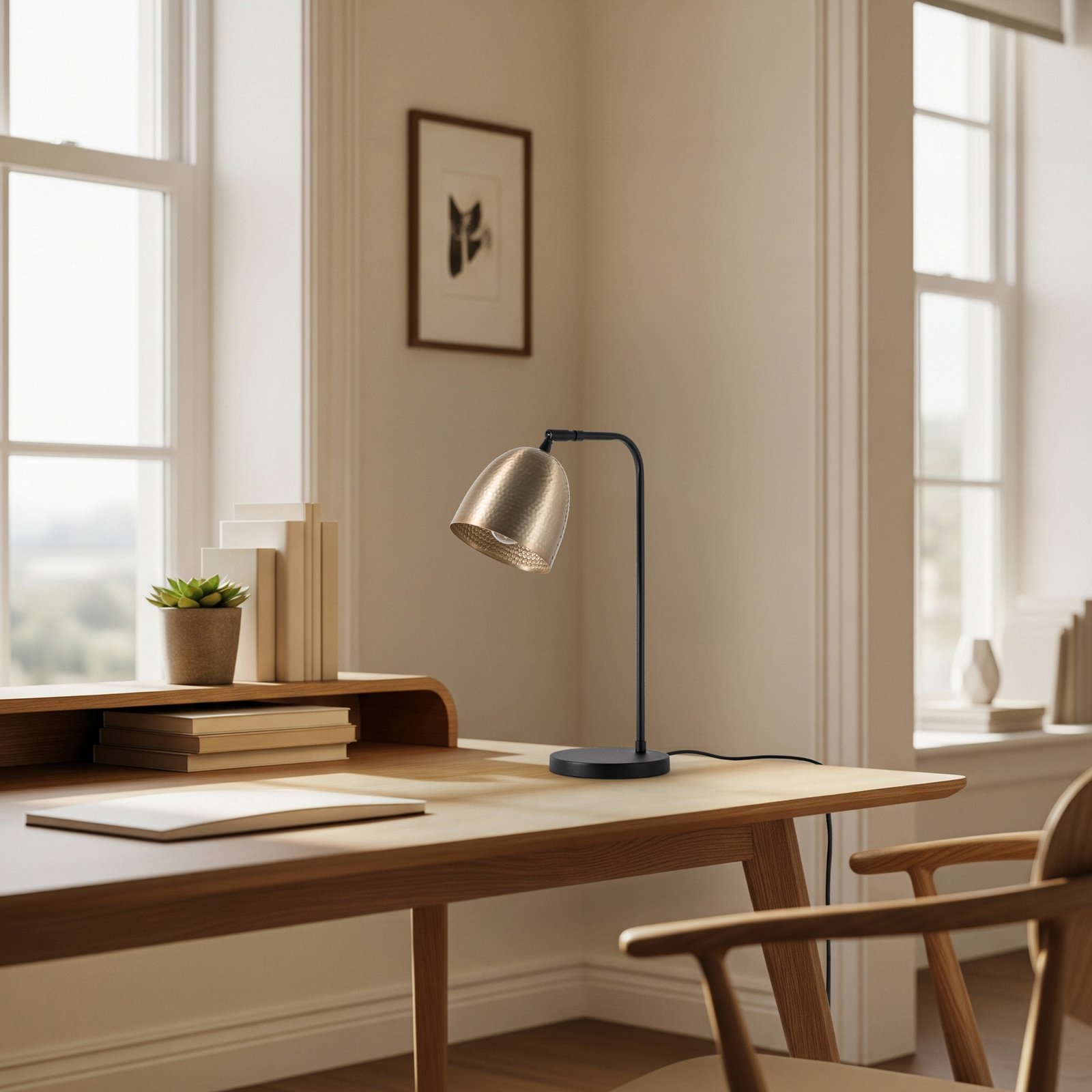 Tattoo 5031 table lamp, gold antique, metal, height 52 cm