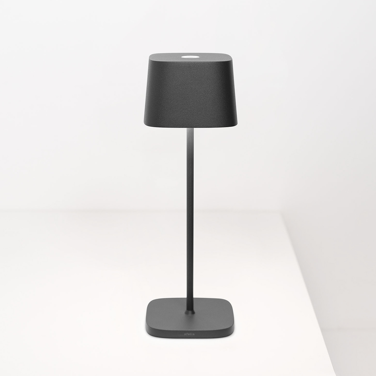 Zafferano Ofelia 3K Lampe de table à accu IP65 gris