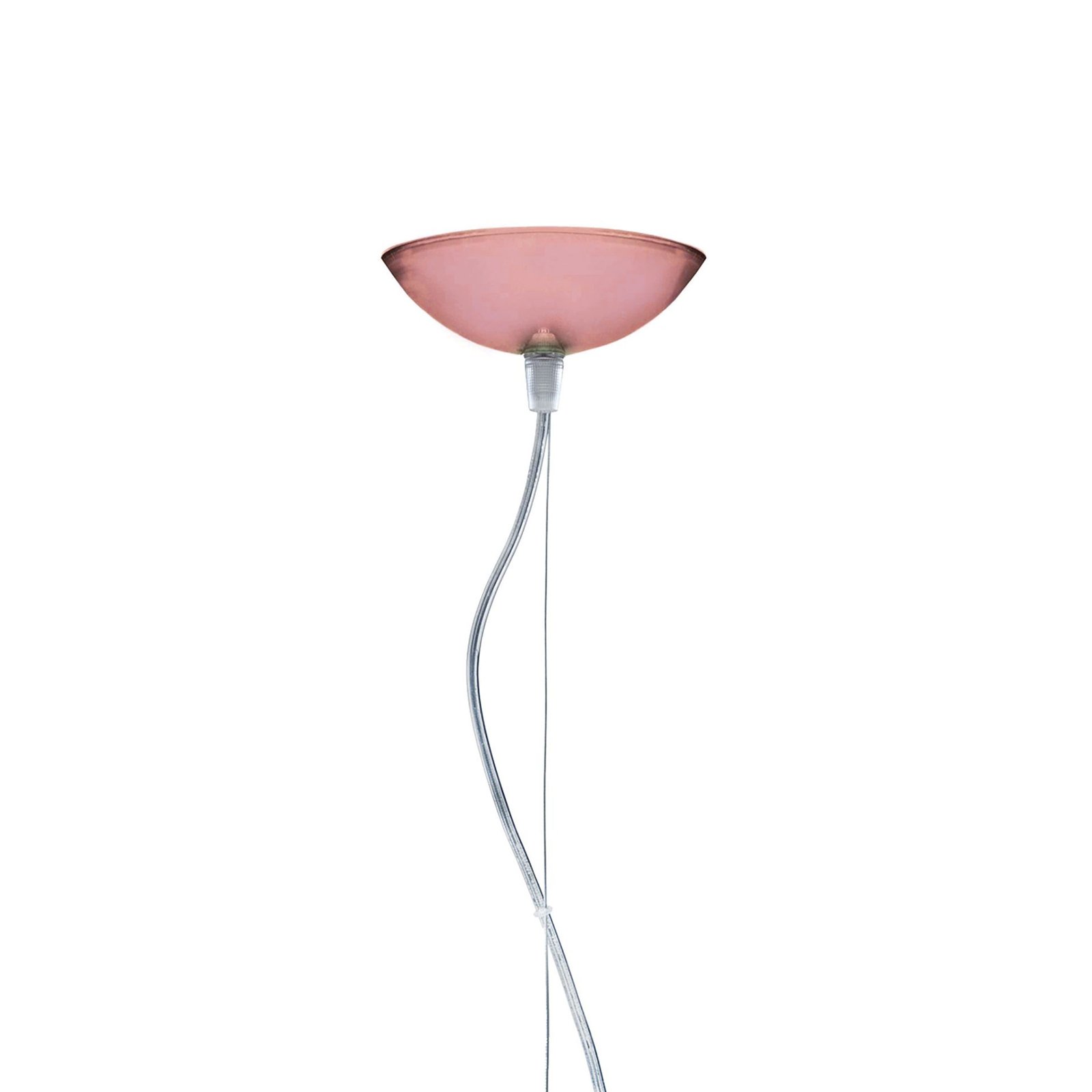 Висяща лампа Kartell FL/Y, Ø 52 cm, бордо
