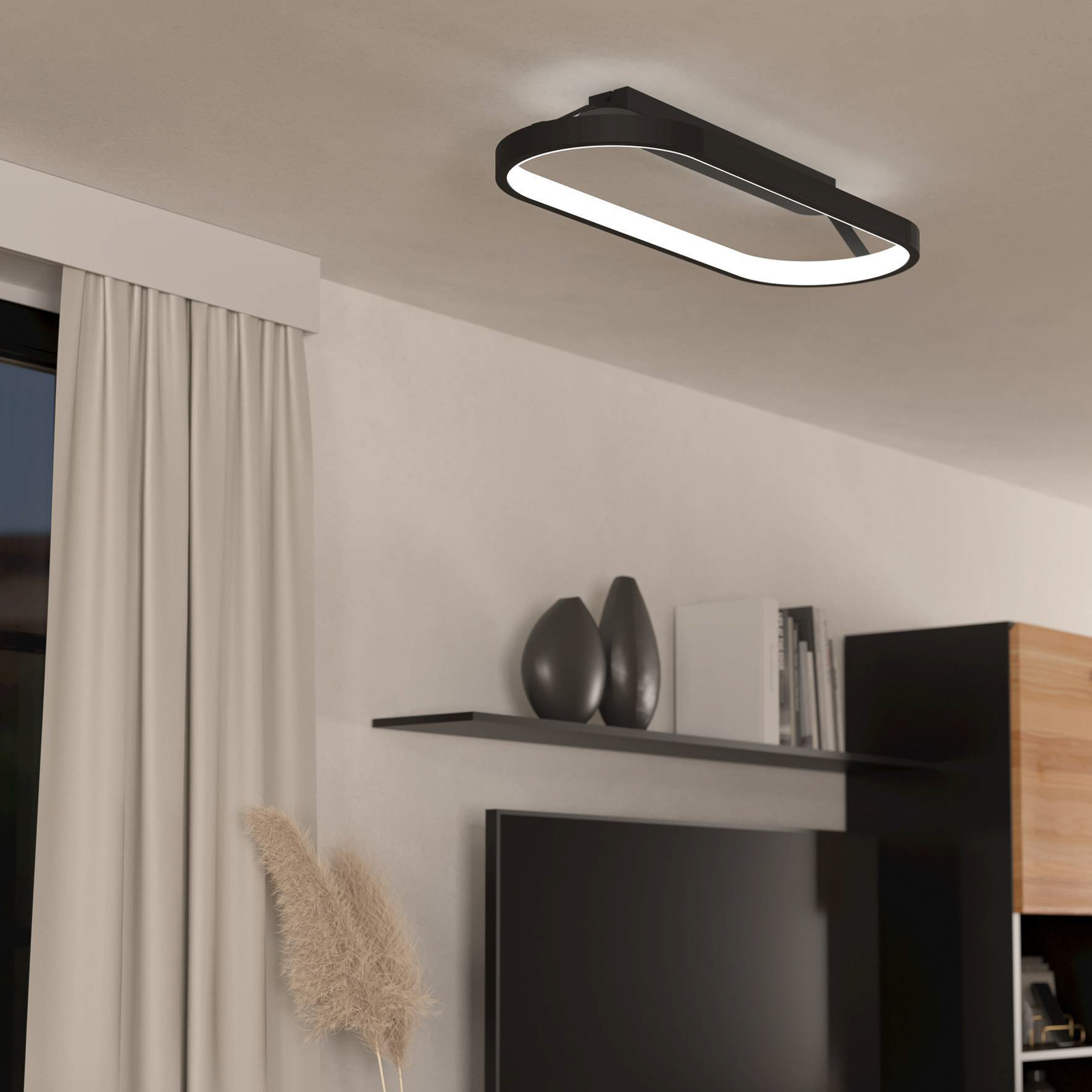 Φωτιστικό οροφής Codriales LED σε μαύρο χρώμα